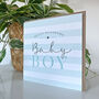 Candy Stripe Baby Boy Card, thumbnail 2 of 2