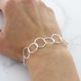 60th Birthday Personalised Infinity Link Bracelet, thumbnail 2 of 5