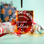 Personalised Mr And Mrs First Christmas Bauble, thumbnail 1 of 7