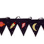 Fly Me To The Moon Cotton Bunting, thumbnail 7 of 7