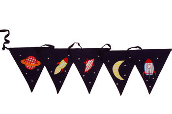 Fly Me To The Moon Cotton Bunting, 7 of 7