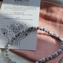 Howlite Crystal Bracelet With Gift Message Poem, thumbnail 3 of 6