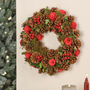 Deluxe Crimson Rose Indoor Wreath, thumbnail 3 of 5