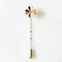 Clover Tie Pin/ Twist Tie Pin– Silver/Gold, thumbnail 1 of 5