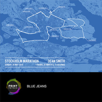 Personalised Stockholm Marathon Poster, 4 of 11