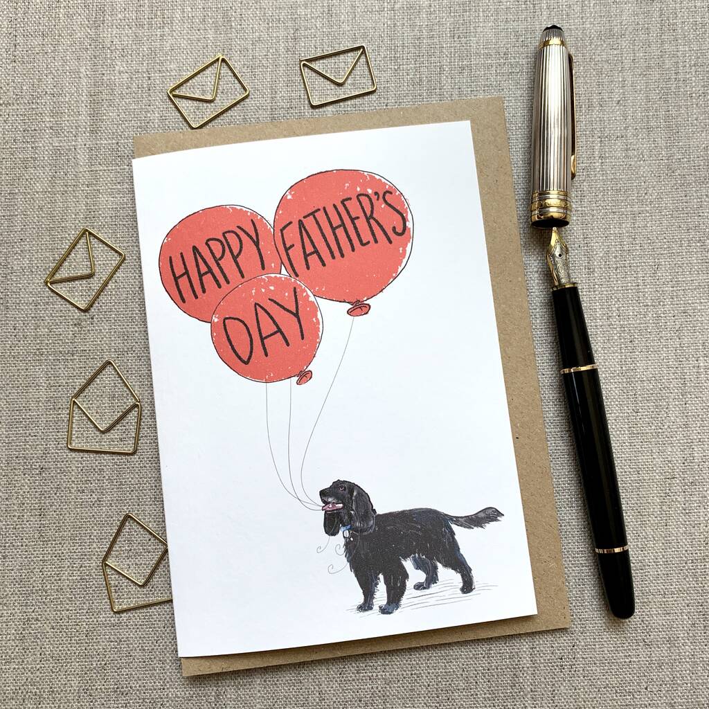 Father's Day Cocker Spaniel Card By Have A Gander | notonthehighstreet.com