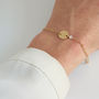 Gold Personalised Birthstone Bracelet, thumbnail 2 of 2