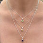 Genuine Birthstone Charm Pendants And Necklaces, thumbnail 5 of 12