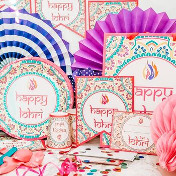 Happy Lohri Party Banner Multicolour, 3 of 4