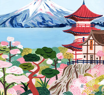 Mount Fuji, Japan Travel Art Print, 6 of 7
