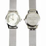 Personalised Silver Wrist Watch Gift Unisex, thumbnail 5 of 9