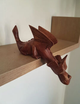 Wooden Dragon Shelf Sitter, 5 of 7