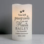 Personalised In Loving Memory Pet Candle LED, thumbnail 1 of 2