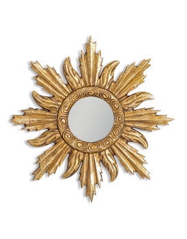 A Choice Of Burnished Gold Sunburst Mirrors, 3 of 6