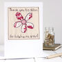 Personalised Flower Thank You Card For Her, thumbnail 7 of 12