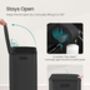 Dual Compartment Kitchen Bin Pedal Trash Can, thumbnail 5 of 7