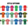 Personalised Family Football Shirt Door Hanger, thumbnail 3 of 3