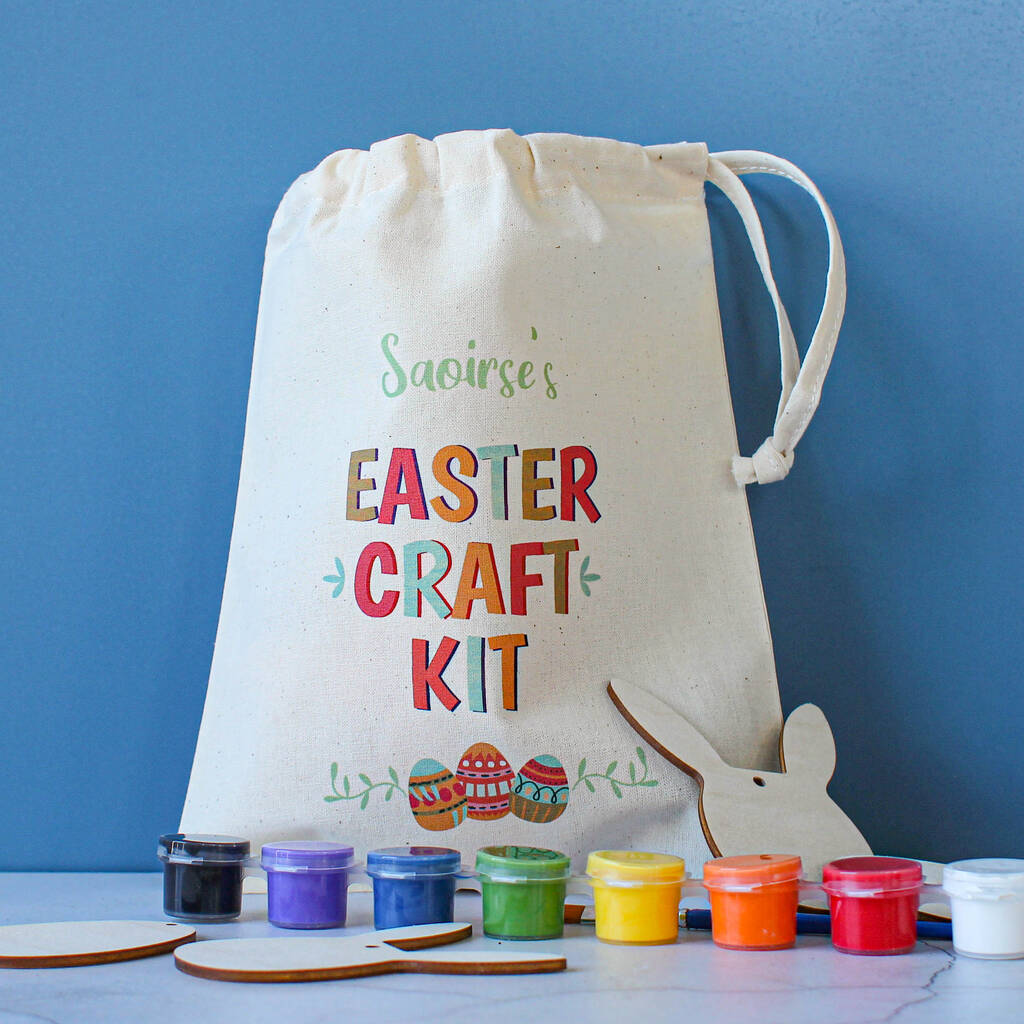 Personalised Painting Easter Decoration Craft Kit By Rocket And Fox