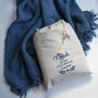 Personalised Christening Gift, Cotton Muslin Baby Blanket, thumbnail 2 of 8