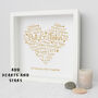 Personalised 50th Golden Anniversary Gift For Parents, thumbnail 2 of 6