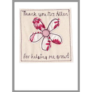 Personalised Thank You Teacher Card, 2 of 10