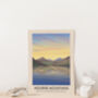 Mourne Mountains Aonb Travel Poster Art Print, thumbnail 2 of 8