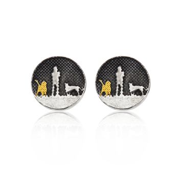 Dog Earrings In Sterling Silver, 4 of 7