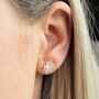 Sterling Silver Pearl Earrings, thumbnail 1 of 5