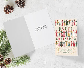 10 Womens Empowerment Friendship Christmas Cards, 3 of 6