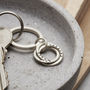 Personalised Silver Russian Ring Keyring, thumbnail 1 of 8