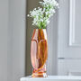 Amber Glass Face Vase, thumbnail 1 of 3