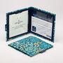 Blue Badge Permit Wallet In William Morris Mallow Teal, thumbnail 1 of 3
