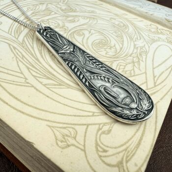 Art Nouveau Vintage Spoon Necklace, 2 of 4