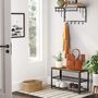 Shoe Bench With Shelves Industrial Style Shoe Organiser, thumbnail 3 of 12