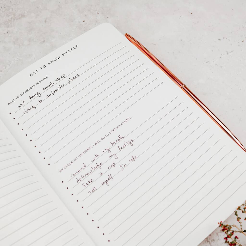 Minimalist Daily Gratitude Mindfulness Journal Undated By Faye Co