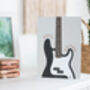 Bass Guitar Birthday Card | Fender P Bass Card, thumbnail 5 of 6