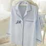Mother's Day Personalised Women's Blue Cotton Pyjamas, thumbnail 2 of 5