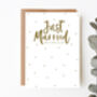 Personalised Wedding Card Just Married, thumbnail 1 of 4