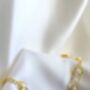 Pearl Woven Adjustable Chain Bracelet In 16k Gold Vermeil On Sterling Silver, Dainty Chain, thumbnail 6 of 10