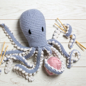 Giant Robyn The Octopus Knitting Kit, 4 of 10