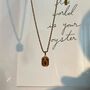 18k Gold Plated Middle Finger Charm Pendant Necklace, thumbnail 4 of 8