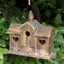 Grassy Glades Personalised Hanging Garden Bird House, thumbnail 3 of 9