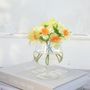 Artificial Daffodils In Glass Vase, thumbnail 6 of 6