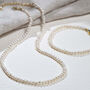 Lexham Freshwater Pearl And Gold Plated Necklace, thumbnail 1 of 5