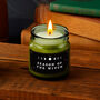 Green Jar Candle • “Season Of The Witch” • Scented Jar Candle • Gift For Her • Gifts For Him • Halloween Candle • Halloween Home Décor, thumbnail 1 of 3
