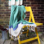 Cotton Throw Blanket, Wedding Anniversary Gift, thumbnail 11 of 11