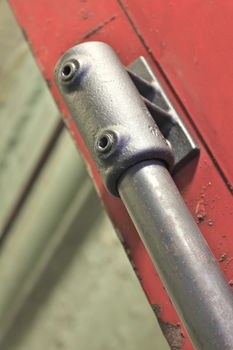Washington Industrial Dark Steel Pipe Door Pull Handle, 2 of 3