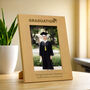 Personalised Graduation 5x7 Oak Photo Frame, thumbnail 1 of 4
