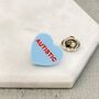 Autistic Heart Pin Badge, thumbnail 3 of 9