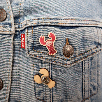 Red Lobster Pin Badge, 4 of 5